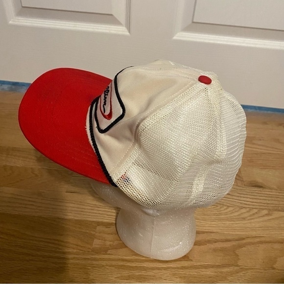 Vintage Brillion Steel Iron Works Patch Mesh Snap Back Hat Trucker USA Made - Picture 5 of 11